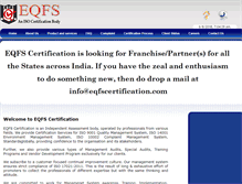 Tablet Screenshot of eqfscertification.com